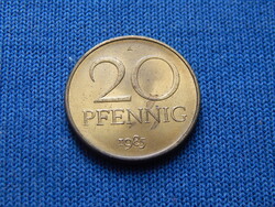 NDK  20  pfennig  1985