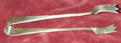 Ezüst kockacukorszedő, kockacukor csipesz, 27 gramm