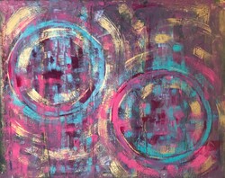 Mirage -  50x40cm abstract vászonkép