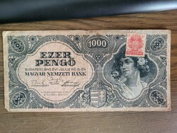Ezer pengő 1945 Sorszámkövető