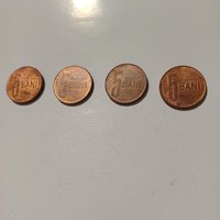 5 bani - Románia - 2008, 2009, 2011, 2012.
