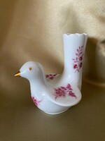 CSODASZÉP, BAREUTHER WALDSASSEN PORCELÁN MADÁR FIGURA KIS ASZTALI TARTÓ
