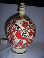Korondi kerámia madaras korsó, bokály - 30 cm