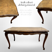 Antik stílusú dohányzóasztal