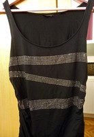 Lg/XL Nöi Glitteses Fekete  Felsö Top