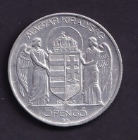 5 Pengő 1943 BP.