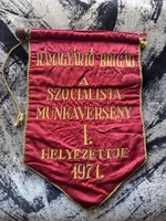 Rámagyártò Brigád Szoc Munkaverseny 1971 első / 1 Helyezettje zászló