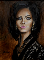 Aida - olajfestmény - 40 x 30 cm