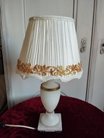 Finoman elegáns márvány asztali lámpa hibátlan állapotban