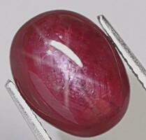 Eredeti!!! 8,52Ct Csillag rubin drágakő