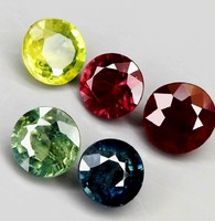 Természetes afrikai Songea zafirok 1,32 ct összesen