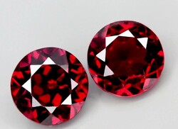 Spessartin gránát pár 1,24ct -  kezeletlen, bevizsgalt Madagaszkárról