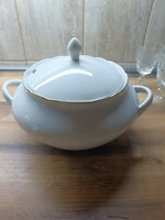 Német (Colditz) porcelán levesen tál