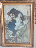 Hollosy Simon 1885 Tengerihántás c. nyomatkép