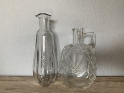 2 db. antik ZWACK Unicumos üveg palack