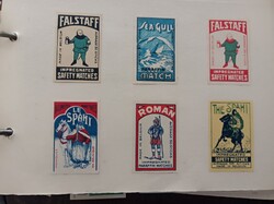 Gyufa címke,Egyedi,gyűjtőknek karácsonyra,értékes ajándék, különleges meglepetés ,karácsonyi ajándék