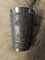 Német ón borospohár 95% ón tartalommal