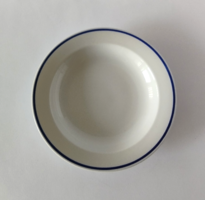 RETRO MENZÁS KÉK PEREMES ALFÖLDI PORCELÁN MÉLY TÁNYÉR,PÓTLÁSNAK