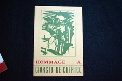 Hommage á Giorgio de Chirico , Fészek Galéria  1985 meghívó szórólap