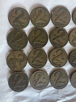 20 darab ritka 1973 as 2 forint egyben