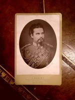 I. Lajos bajor király kabinet fényképe, König Ludwig II. v. Bayern, der Märchenkönig cabinet photo