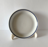 RETRO MENZÁS KÉK PEREMES ZSOLNAY PORCELÁN DESSZERTES,SAVANYUS TÁNYÉR,PÓTLÁSNAK