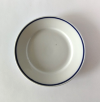 RETRO MENZÁS KÉK PEREMES ZSOLNAY PORCELÁN LAPOS TÁNYÉR,PÓTLÁSNAK