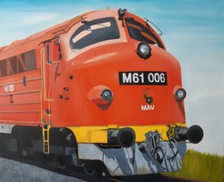 Tál Gábor - Nohab M61 006 olajfestmény vásznon 60*50 cm