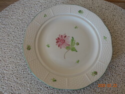 Régi Herendi tertia őszirózsa mintás porcelán tányér, közepes méretű ( 22 cm)