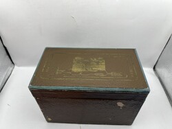 Kiev retro fényképezőgép bőr doboza, 12x17x10 cm-es. 7425