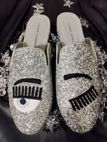 CHIARA FERRAGNI olasz design női mule papucs .Méret:37/37,5??