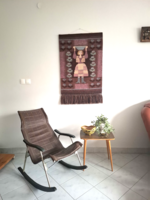 2. Kordováner János, retro,  gyapjú falvédő, faliszőnyeg, retro