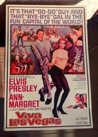 Amerikai mozifilmplakátról készült retró fémtábla, Elvis Presley főszereplésével