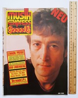 Musikexpress 1983/2 Lennon Spliff Tom Petty Udo Lindenberg ACDC Who Malcolm McLaren Gandhi