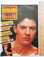 Musikexpress 1984/2 Paul Young Genesis Scorpions John Lydon PIL Sembello Doors Billy Idol