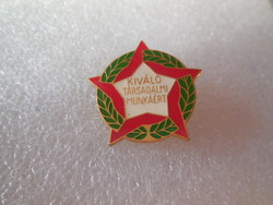 Kíváló Társadalmi munkáért jelvény  35 mm