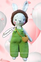 Ella Bella - horgolt amigurumi nyuszi