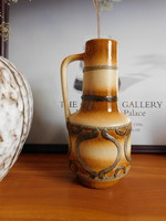Veb Haldensleben mid century fülesváza 23 cm