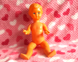 Retro baba játékbaba 38 cm