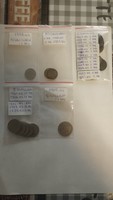 Osztrák schilling ,1,5,10,50groschen