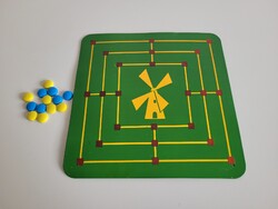 Retro régi Magnetic Malom játék társasjáték