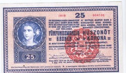 Magyarország 25 korona  REPLIKA 1918