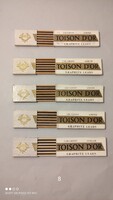 Mid Century grafit ceruzabél TOISON D'OR 5 doboz darabáron