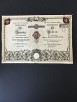 Salgó-Tarjáni Kőszénbánya Rt. Részvény 750 Pengő 1935.