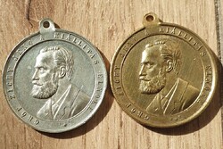 K. S.  Székesfehérvári 1879 évi Országos Kiállítás aranyozott bronz+ón