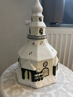 Talán Orosz nagy méretű porcelán lámpa gyönyörű működik.