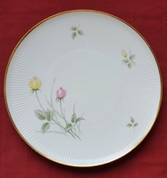 Thomas német porcelán tálaló tál kínáló tányér rózsa virág mintával nagy méretű 33cm