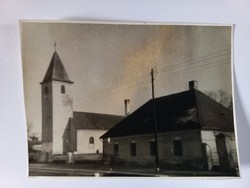 Régi eredeti fotók 2 db Rum, Szent László király temploma /?/ 1950-es évek