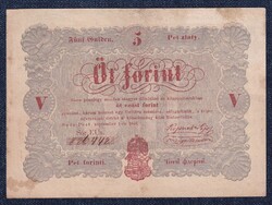 Szabadságharc (1848-1849) Kossuth bankó 5 Forint bankjegy 1848