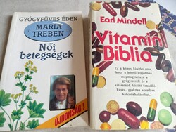 2db Könyv Egyben Vitamin Biblia es A nöi betegségek